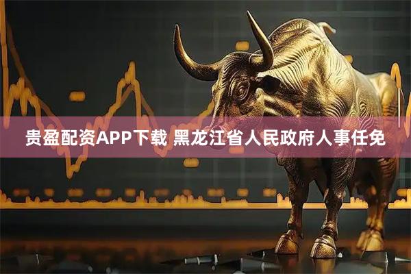 贵盈配资APP下载 黑龙江省人民政府人事任免