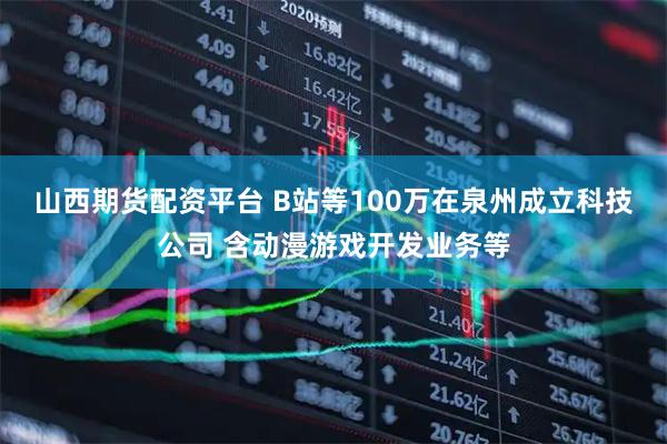 山西期货配资平台 B站等100万在泉州成立科技公司 含动漫游戏开发业务等