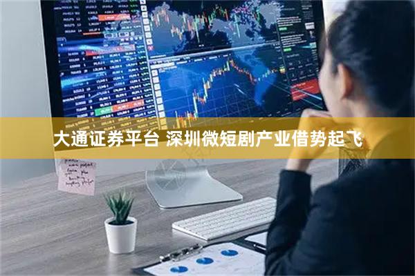 大通证券平台 深圳微短剧产业借势起飞